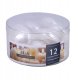 Donau Home Świeca pływająca pastylka DONAU HOME 48x28 mm 12 szt. biała perła 2