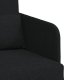 vidaXL Sofa Czarna Poliester, Drewno 200 x 60 x 62 cm Ergonomiczna 8