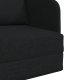 vidaXL Sofa Czarna Poliester, Drewno 200 x 60 x 62 cm Ergonomiczna 9