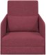 vidaXL Sofa Burgundowa Poliester 200 x 60 x 62 cm Zdejmowane Pokrywy 5