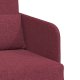vidaXL Sofa Burgundowa Poliester 200 x 60 x 62 cm Zdejmowane Pokrywy 8