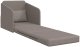 vidaXL Sofa Łóżko na Podłodze Taupe Poliester Sofa Łóżko Prostokątna 3
