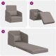 vidaXL Sofa Łóżko na Podłodze Taupe Poliester Sofa Łóżko Prostokątna 9