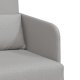 vidaXL Sofa Chmura szara Poliester 200 x 60 x 62 cm Sofa na podłodze 8