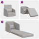 vidaXL Sofa Chmura szara Poliester 200 x 60 x 62 cm Sofa na podłodze 10