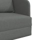 vidaXL Sofa Ciemnoszary Tkanina 200 x 60 x 62 cm Trwała 9