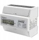 Qoltec 3-Fazowy dwukierunkowy elektroniczny licznik | miernik zużycia energii na szynę DIN | 400V | 100A | LCD | 4P 1