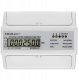 Qoltec 3-Fazowy dwukierunkowy elektroniczny licznik | miernik zużycia energii na szynę DIN | 400V | 100A | LCD | 4P 5