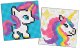 Diamentowa mozaika na naklejce IDEYKA, 9x9 cm, kids, jednorożec, 2 szt. 4