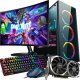 KOMPUTER GAMINGOWY CORE i7 RTX 3050 8GB 16GB RAM 512GB SSD MONITOR 24" Win 10 1