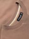 Klasyczna dresowa bluza unisex z okrągłym dekoltem  brązowa V16 OU-SNBC-0104 M/L 5