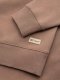 Klasyczna dresowa bluza unisex z okrągłym dekoltem  brązowa V16 OU-SNBC-0104 M/L 7