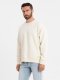 Klasyczna bluza dresowa unisex z okrągłym dekoltem  kremowa V2 OU-SNBC-0104 XL/XXL 3