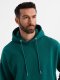 Dresowa bluza unisex z kieszeniami i kapturem  ciemnozielona V17 OU-SNBC-0105 XL/XXL 1
