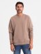 Klasyczna dresowa bluza unisex z okrągłym dekoltem  brązowa V16 OU-SNBC-0104 XS/S 1