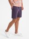 Dresowe szorty unisex ze ściągaczem w pasie  fioletowe V13 OU-SRBC-0101 XS/S 4