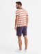Dresowe szorty unisex ze ściągaczem w pasie  fioletowe V13 OU-SRBC-0101 XS/S 6