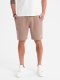 Dresowe szorty unisex ze ściągaczem w pasie  brązowe V16 OU-SRBC-0101 XL/XXL 4