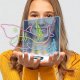 WOOPIE Magnetyczna Tablica 3D Podświetlenie LED do Rysowania 1