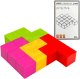 WOOPIE Układanka Kostka Tetris Z Zestawem Kart 2