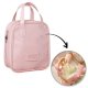 Aptel Kosmetyczka organizer na kosmetyki z rączką 17x7x19cm różowa KS128R 1