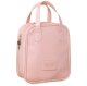 Aptel Kosmetyczka organizer na kosmetyki z rączką 17x7x19cm różowa KS128R 4