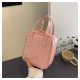 Aptel Kosmetyczka organizer na kosmetyki z rączką 17x7x19cm różowa KS128R 6