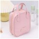 Aptel Kosmetyczka organizer na kosmetyki z rączką 17x7x19cm różowa KS128R 7