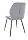 Krzesło tapicerowane RICK VELVET szare 7