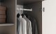 Topeshop Szafa Malwa SS-90 ANTRACYT BIEL 12