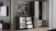 Topeshop Szafa Malwa SS-90 ANTRACYT BIEL 17