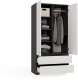 Topeshop Szafa Malwa SS-90 ANTRACYT BIEL 4