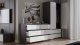 Topeshop Szafa Malwa SS-90 ANTRACYT BIEL 9