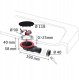 Wirquin odpływ brodzikowy Slim+ fi 90 mm, czarny mat 30724079 2