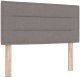 vidaXL Łóżko z materacem Taupe 90x200 cm Tkanina 7