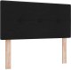 vidaXL Łóżko z box spring z materacem Czarne 100x200 cm Tkanina 7