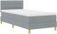 vidaXL Łóżko Box Spring z materacem i LED jasnoszary 90x200 cm tkanina 2