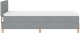 vidaXL Łóżko Box Spring z materacem i LED jasnoszary 90x200 cm tkanina 8
