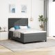 vidaXL Łóżko z materacem i LED ciemnoszare 140x200 cm z tkaniny 1