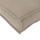 vidaXL Poduszka Pallet  do siedzenia/oparcia taupe 120x50x12 cm z materiału oxford 8