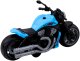 Motocykl Zabawkowy Na Baterie Napęd Światła Dźwięki Niebieski 4