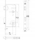 MORTISE LOCK CYL Z7ABL 72/55 LEFT W ZN 2
