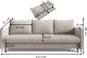 Sofa BELISSA funkcja spania pojemnik BOUCLE, Bukla quelle 05 1