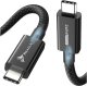 Kabel USB Reagle USB-C - USB-C 0.5 m Czarny 1