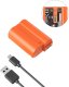 SmallRig 4966 EN-EL15c USB-C Rechargeable Camera Battery Orange 1