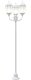 Słup świetlny 3-lampowy E27 Biały 220 cm Aluminium 6