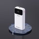 Powerbank 20000mAh z wbudowanymi kablami iPhone Lightning USB-C USB-A 22.5W PD - biały Powerbank 20000mAh z wbudowanymi kablami iPhone Lightning USB-C USB-A 22.5W PD - biały 5