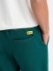 Klasyczne dresowe spodnie unisex ze ściągaczami  ciemnozielone V17 OU-PSBC-0100 XL/XXL 7