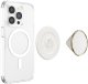 PopSockets Uchwyt i podstawka do telefonu Popsockets Round Luxe Coconut Creme Enamel MagSafe beżowy 808938 7