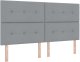 Łóżko boxspring z materacem jasnoszary 180x200 cm tkanina 5